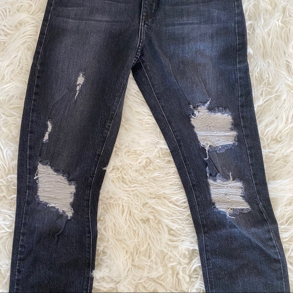 REVICE Super High Waisted  Distressed Skinny Jeans - Picture 8 of 14